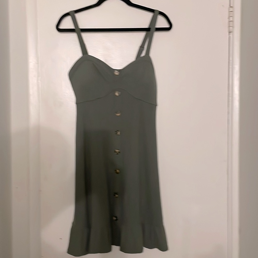 Olive Green Sundress